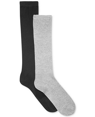 Alfani Spectrum Solid Knee Socks